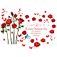 Stickers muraux pvc thème saint valentin DIY-WH0228-222-2