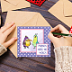 Globleland 鳥クリアスタンプ鶏フクロウ祝福の言葉シリコーンクリアスタンプシールカード作成 diy スクラップブッキングフォトジャーナルアルバム装飾 DIY-WH0372-0007-3