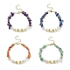 Perles de pierres précieuses naturelles et perles de coquillages et bracelet en perles de verre pour femme BJEW-JB08990-1