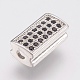 Perles de zircone cubique micro pave en Laiton ZIRC-F083-073-RS-2