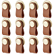 Poignées de tiroir ovales en cuir AJEW-WH0251-72-1