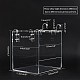 Acrylic Tinamou Shower Box AJEW-WH0017-78-2