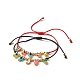 Сглаз бусины из смолы шнур браслеты набор для девочек женщин BJEW-JB06764-1