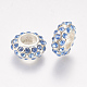 Alloy Rhinestone European Beads X-MPDL-Q105-1-2