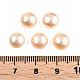 Culture des perles perles d'eau douce naturelles PEAR-N020-08A-6