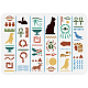 FINGERINSPIRE Egyptian Hieroglyph Stencil Template 29.7x21cm Egyptian Template Plastic Cat Bired Beetle Pattern Painting Stencil Reusable DIY Decor Stencil for Painting on Wood DIY-WH0202-442-1