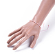 Bracelets perlés tressés avec fil de nylon réglable BJEW-JB04376-03-4