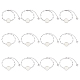 Unicraftale creazione di braccialetti in acciaio inossidabile 12pz 3 stile 304 MAK-UN0001-36-1