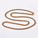 Ионное покрытие (ip) 304 ожерелья-цепочки из нержавеющей стали NJEW-G310-04G-2