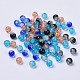 Perles de verre craquelé peintes au four et peintes au four CCG-X0010-11-8mm-2