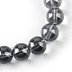 Chapelets de perles en verre électroplaqué EGLA-Q062-6mm-A06-2