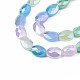 Chapelets de perles en verre électroplaqué EGLA-S194-17E-3