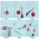 Fabrication de boucles d'oreilles Sunnyclue DIY DIY-SC0008-71-4