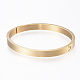 304 Stainless Steel Bangles BJEW-H553-01G-2
