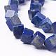 Natural Lapis Lazuli Beads Strands G-G696-05-6mm-3