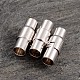 Cierres magnéticos de columna de plata esterlina chapada en rodio y platino X-H990-5mm-P-1