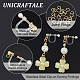 UNICRAFTALE 16Pcs Real 18K Gold Plated Stainless Steel Clip-on Earring Findings with Plastic Clip-on Earring Converter Non-Pierced Earrings with Loop with Open Jump Rings for Jewelry Making STAS-UN0051-64-5