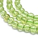 Natürlichen Peridot Perlen Stränge G-K305-02-A-3