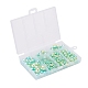 497 pièces 5 style arc-en-ciel abs en plastique imitation perles de perles OACR-YW0001-07E-4