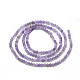 Natural Amethyst Beads Strands G-S264-20-3mm-2