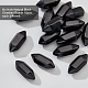 Olycraft Faceted No Hole Natural Black Obsidian Beads G-OC0003-60-4