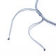 Realizzazione di braccialetti in filo di nylon intrecciato AJEW-JB00922-03-2