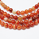 Natural Red Agate Bead Strands X-G-G880-05-10mm-1