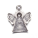 Tibetan Style Antique Silver Angel Pendants X-TIBEB-A11978-AS-LF-2