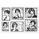GLOBLELAND Vintage Lady Clear Stamps European Medieval Style Silicone Clear Stamp Seals for DIY Scrapbooking Journals Decorative Cards Making Photo Album DIY Craft DIY-WH0167-57-0491-8