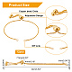 NBEADS 12 Pcs Slider Chain Bracelets KK-NB0002-62-2