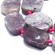 Brins de perles de tourmaline de fleurs de cerisier naturelles G-K245-J23-01-3