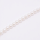 Weiße Acryl runde Perlen Taschengriffe FIND-TAC0006-21C-02-2
