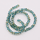 Electroplate Glass Faceted Rondelle Beads Strands EGLA-D020-3x2mm-42-2