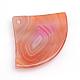 Dyed Natural Striped Agate/Banded Agate Pendants G-R270-90-3