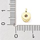 Cremagliera placcatura micro ottone spianare pendenti zirconi KK-P247-10G-3