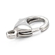 304 Stainless Steel Lobster Claw Clasps STAS-C024-06P-2