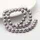 Perlas de concha redonda perlas esmeriladas hebras BSHE-F013-06C-8mm-2