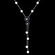 Модный цинковый сплав цветок свитер ожерелья NJEW-BB15005-A-2
