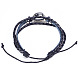 12 bracelet en cuir de constellation BJEW-P240-E11-2