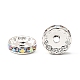 Laiton Grade A perles strass&nbsp;RSB042NF-02-3