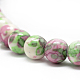 Synthetic Ocean White Jade Beads Strands G-S252-10mm-04-2