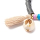 Heishi-Perlen-Stretch-Armbänder aus Fimo BJEW-JB07395-6
