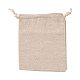 Baumwolle Verpackung Beutel Kordelzug Taschen X-ABAG-R011-12x15-2