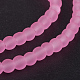 Chapelets de perles en verre transparent GLAA-S031-4mm-20-3