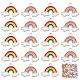 SUNNYCLUE 1 Box 80Pcs 2 Styles Alloy Enamel Rainbow Charm Weather Cloud Colorful Charms for jewellery Making Charms Bulk Metal Bracelet Earrings Necklace Keychain Supplies DIY Craft Findings Adult FIND-SC0002-95-1