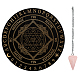 Ahademaker 1pc pendenti in pietra di quarzo rosa naturale cono/punta/pendolo DIY-GA0004-30L-1