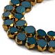 Electroplate Glass Beads Strands EGLA-G037-02A-HP03-3