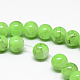 Spray Painted Glass Bead Strands GLAD-S075-10mm-23-3