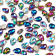 Cheriswelry 100pcs 10 couleurs coudre sur strass DIY-CW0001-38-4