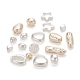 10 set di perline acriliche imitazione perla di stile OACR-YW0001-14-5